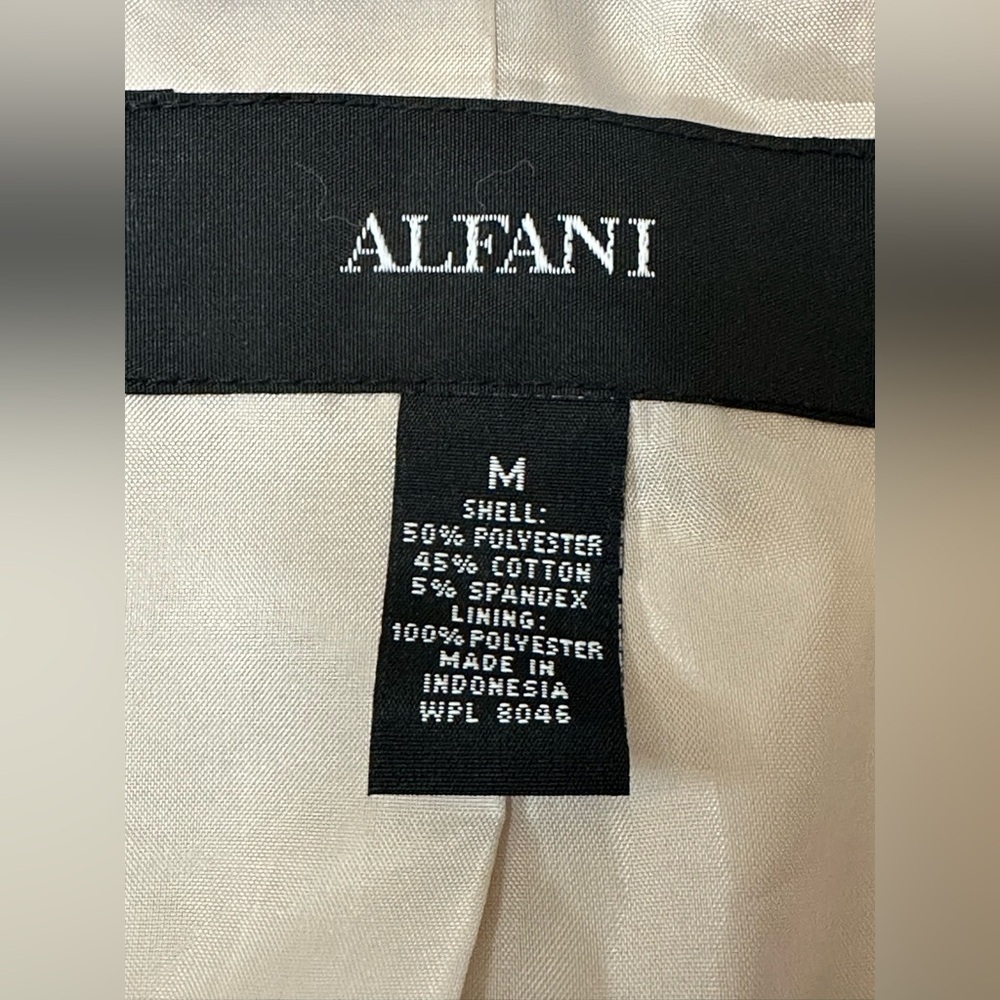 Alfani Shiny Trench Coat in Light Beige - Picture 5 of 12